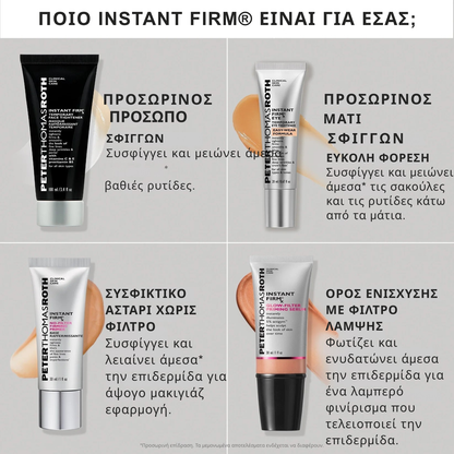 Instant FIRMx Eye Προσωρινό σφικτικό ματιών Εύκολη φόρμουλα εφαρμογής
